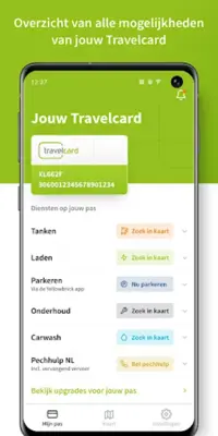 Travelcard android App screenshot 1